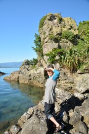 Mum on Tata Islands (Takaka 2013)