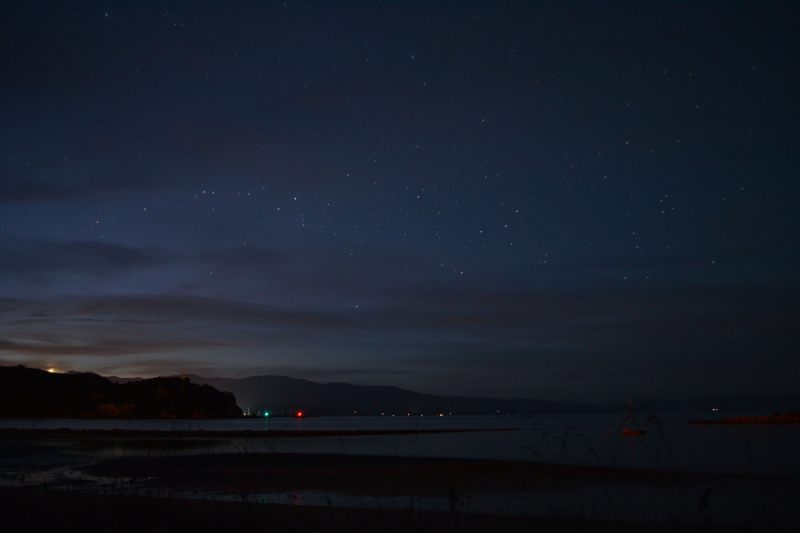 Night sky at Ligar Bay (Takaka 2013)