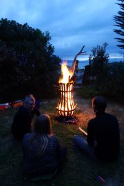 Sitting by the fire 2 (Takaka 2013)