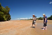 Standing in the lagoon (Takaka 2013)