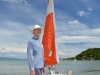 A stern man and his boat again (Takaka 2013)