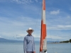 A stern man and his boat (Takaka 2013)