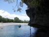 Andy swinging (Takaka 2013)