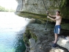 Brendan about to swing (Takaka 2013)