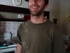 Brendan tries out his new sun protection (Takaka 2013)