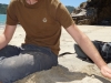 Brendan works on his boobs (Takaka 2013)
