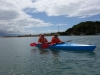 Cris and Katie kayaking (Takaka 2013)