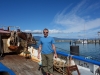 Cris on the coffee boat (Takaka 2013)