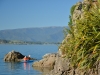 Dad in his kayak (Takaka 2013)