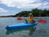Dad in kayak (Takaka 2013)
