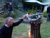 Dad tends the fire (Takaka 2013)