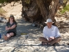 Holly and Dad on the beach (Takaka 2013)