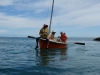 Toby captaining his ship (Takaka 2013)