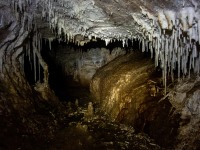 Formations in the cave (Te Tahi cave Jan 2025)