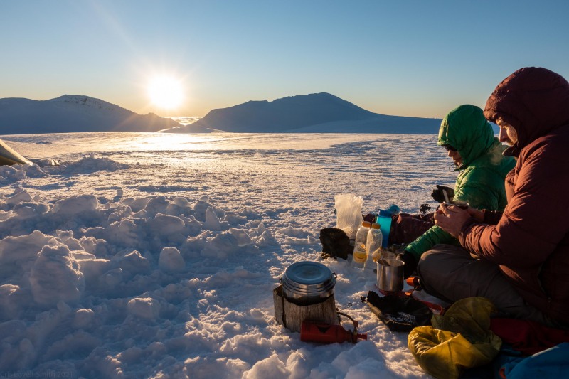 Cooking dinner (Tongariro Adventures July 2021)