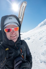 Cris and skis (Tongariro Adventures July 2021)