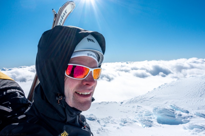 Cris being happy (Tongariro Adventures July 2021)