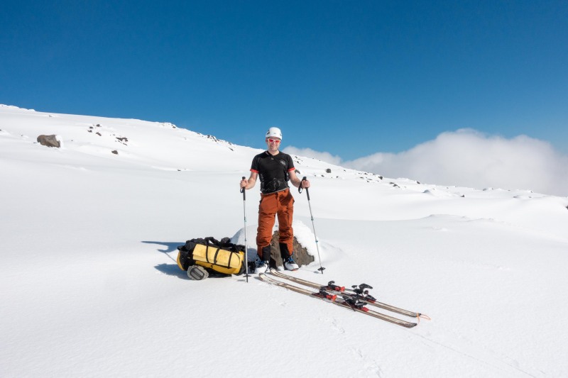 Cris posing (Tongariro Adventures July 2021)