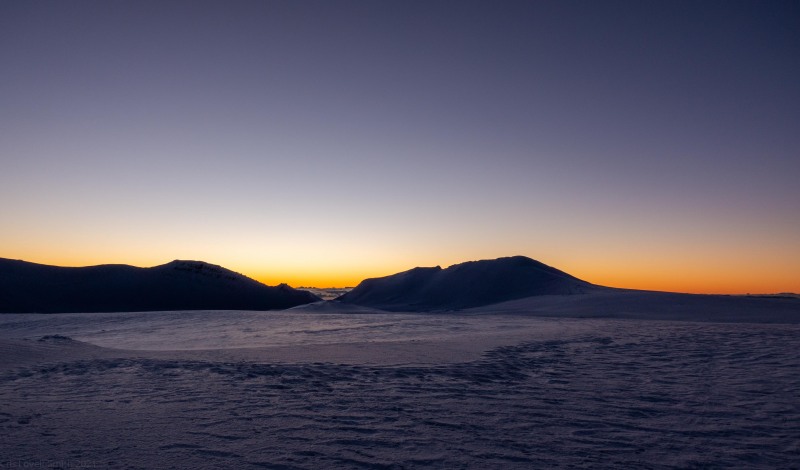 Just after sunset (Tongariro Adventures July 2021)