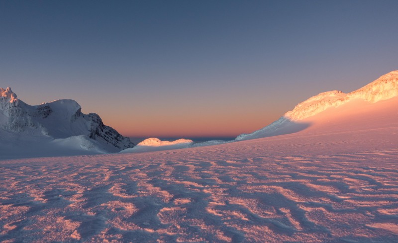 Nice colours at sunset (Tongariro Adventures July 2021)