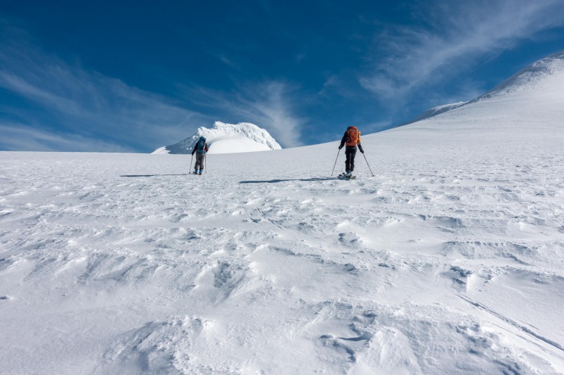 Touring up towards the Crater Lake (Tongariro Adventures July 2021)