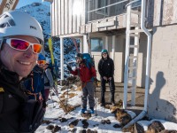 About to set off up the mountain (Tongariro Adventures July 2021)