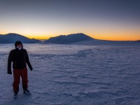 Cris at dusk (Tongariro Adventures July 2021)