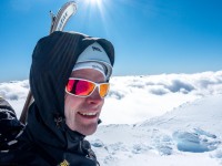 Cris being happy (Tongariro Adventures July 2021)