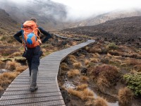 Setting off towards Mt Tongariro (Tongariro Adventures July 2021)