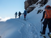 Skinning up the mountain (Tongariro Adventures July 2021)