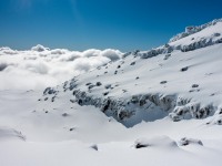 Snow and clouds (Tongariro Adventures July 2021)