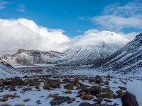 View into South Crater (Tongariro Adventures July 2021)