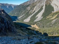 Ascending via Cascade Track (Tramping Angelus Hut May 2021)