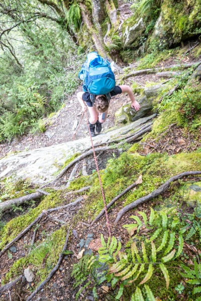 Climbing to French Ridge Hut (Adventures with Craichel Jan 2022)