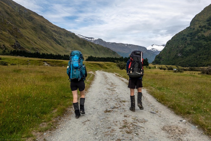 Walking into the Matukituki (Adventures with Craichel Jan 2022)