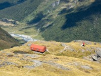 French Ridge Hut and toilet (Adventures with Craichel Jan 2022)