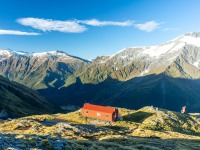French Ridge hut in the morning (Adventures with Craichel Jan 2022)
