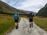 Walking into the Matukituki (Adventures with Craichel Jan 2022)