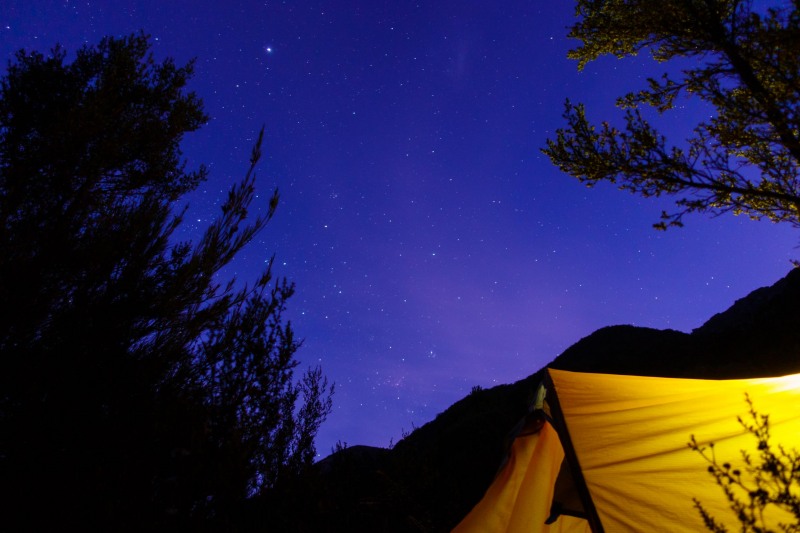 Camp under the stars (Garibaldi 2019)