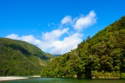 View of the Karamea River (Garibaldi Tramp 2019)