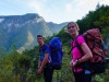 Pat and Georgia shortly before the campsite (Garibaldi Tramp 2019)