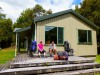 Sitting at Karamea Hut (Garibaldi Tramp 2019)