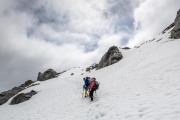 Blue sky during the ascent (Gillespie Pass Tramp Nov 2021)