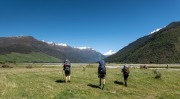 Heading off up the Wilkin (Gillespie Pass Tramp Nov 2021)
