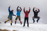 Jumping on the pass (Gillespie Pass Tramp Nov 2021)