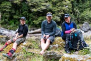 Taking a break (Gillespie Pass Tramp Nov 2021)