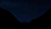 View from Siberia Hut by night (Gillespie Pass Tramp Nov 2021)