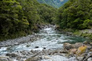 View up the river (Gillespie Pass Tramp Nov 2021)