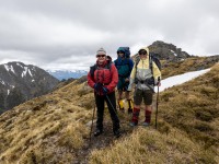About to descend from the pass (Gillespie Pass Tramp Nov 2021)