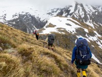 Descending from the pass (Gillespie Pass Tramp Nov 2021)